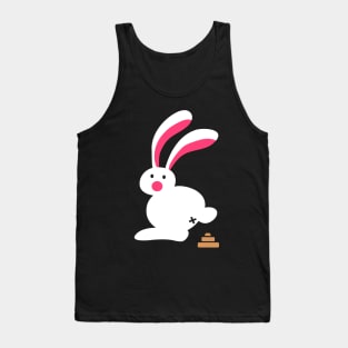 Bunny Poops Funny Bunny Poop Fun Rabbit Tank Top